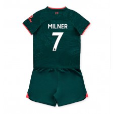 Liverpool James Milner #7 Tredjedraktsett Barn 2022-23 Kortermet (+ korte bukser)